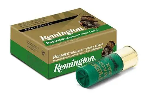 Remington Ammunition P12XHM4A Premier Magnum Copper-Plated 12 Gauge 3 2 oz 4 Shot 5 Round Box