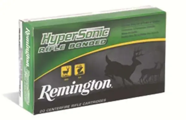 Remington Ammunition PRH243WC HyperSonic 243 Win 100 gr Core-Lokt Ultra Bonded PSP 20 Round Box
