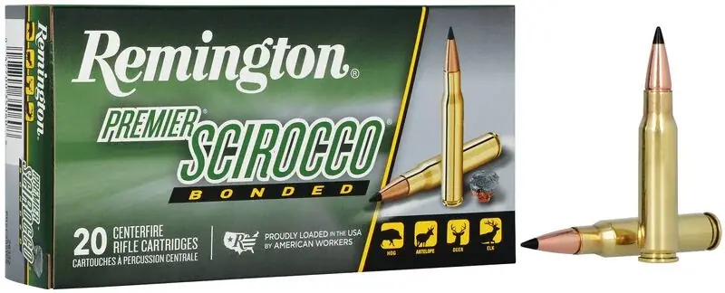 Remington Ammunition PRSC308WB Premier Scirocco Bonded 308 Win 165 gr Swift Scirocco Bonded (SSB) 20 Round Box