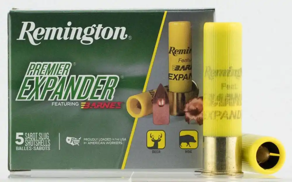 Remington Ammunition PRX20M Premier Expander 20 Gauge 3 250 GR 5 Round Box