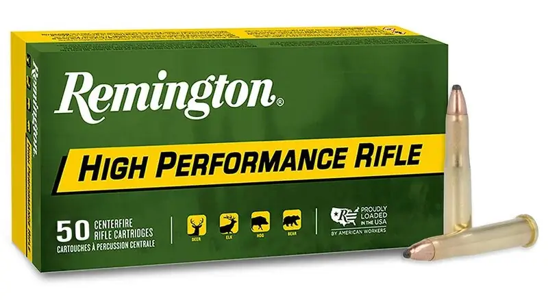 Remington Ammunition R22HN1 High Performance 22 Hornet 45 gr Pointed Soft Point (PSP) 50 Round Box