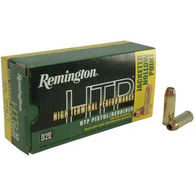 Remington Ammunition RTP45C HTP 45 Colt (LC) 230 gr Jacketed Hollow Point (JHP) 50 Round Box
