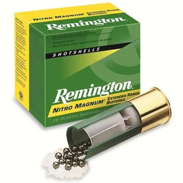 Remington Ammunition NM12H6 Nitro Mag 12 Gauge 3 1 7/8 oz 6 Shot 25 Round Box