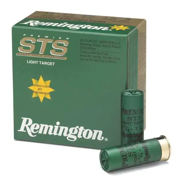 Remington Ammunition STS20SC8 Premier STS Target Load 20 Gauge 2.75 7/8 oz 8 Shot 25 Round Box