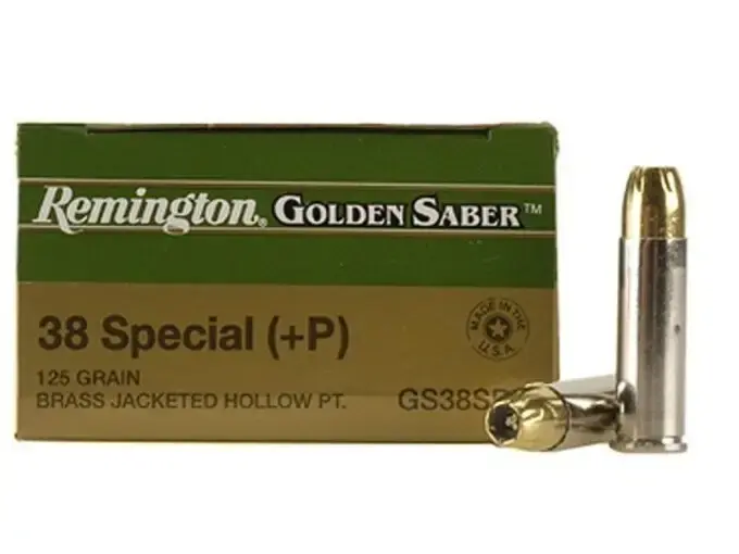 REM AMMO GOLD SABER .38SP+P 125GR. BJHP 25-PACK