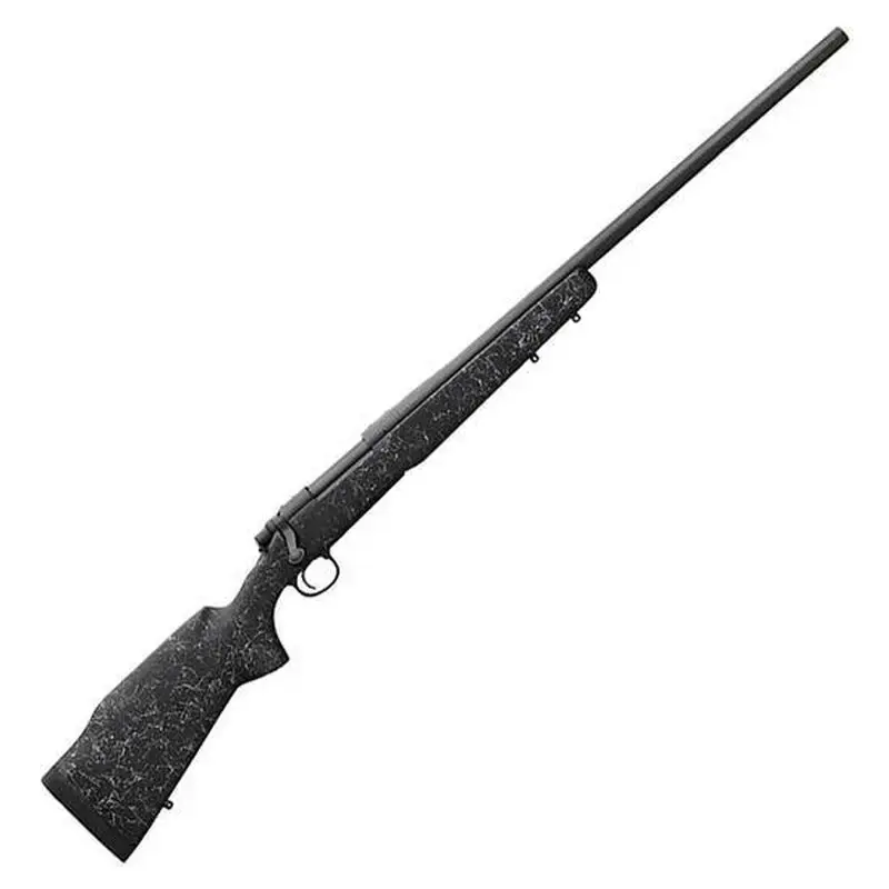 Remington Firearms 700 Long Range 25-06 Rem 4+1 26" Black w/Gray Webbing Fixed Bell & Carlson M40 w/Aluminum Bedding Stock Matte Blued Right Hand