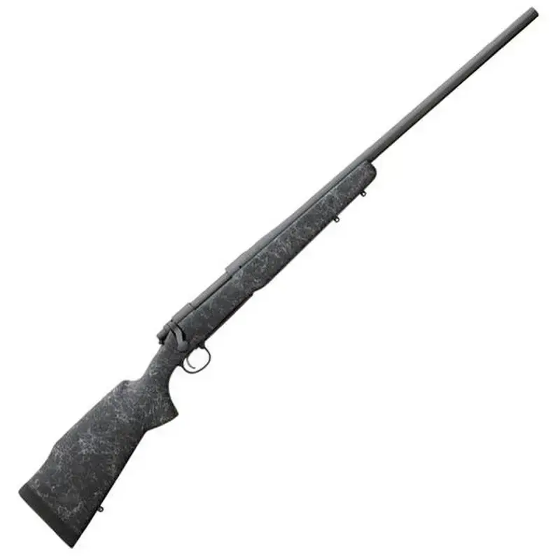 Remington Firearms 700 Long Range 300 RUM 3+1 26" Black w/Gray Webbing Fixed Bell & Carlson M40 w/Aluminum Bedding Stock Matte Blued Right Hand