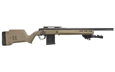 Remington Firearms 84303 700 Magpul Enhanced 6mm Creedmoor 20" 10+1 Black Cerakote Flat Dark Earth Fixed Magpul Hunter w/Aluminum Bedding Stock