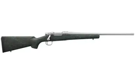 Remington Firearms 85972 Seven 7mm-08 Rem 4+1 20" Black w/Green Webbing Fixed HS Precision w/Aluminum Bedding Stock Stainless Steel Right Hand