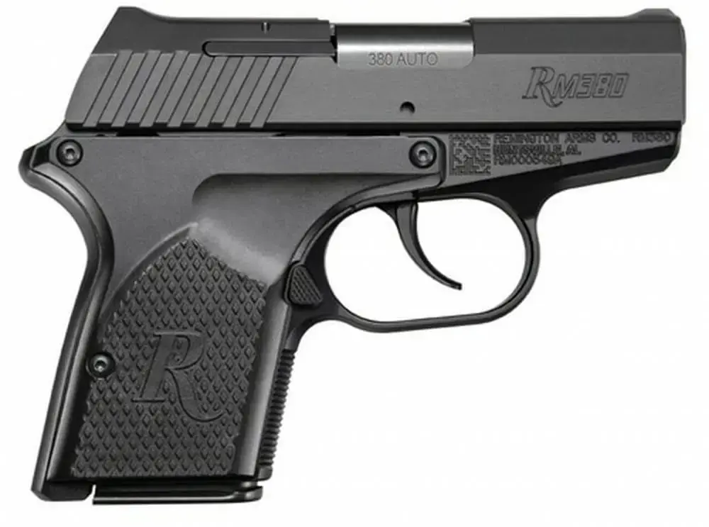 Remington Firearms 96454 RM380 Micro 380 ACP 2.90" 6+1 Black Hardcoat Anodized Black Polymer Grip