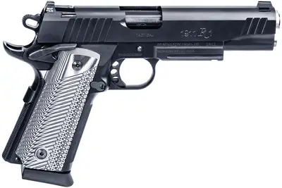 Remington Firearms 96488 1911 R1 Tactical 45 ACP 5" 15+1 Black PVD Black G10 Grip Threaded Barrel