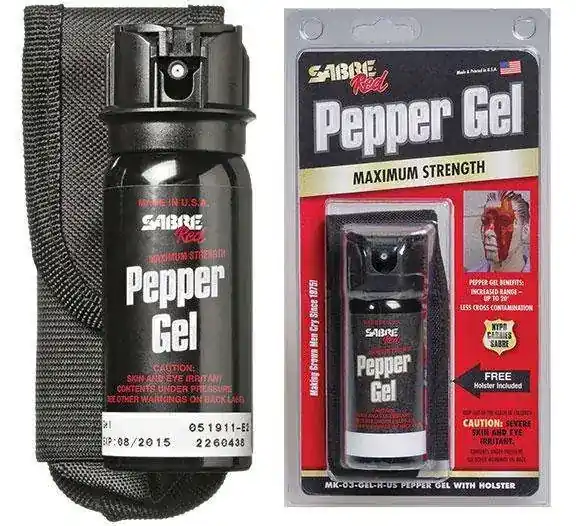 SABRE RED FLIP-TOP W/ HOLSTER 1.8 OZ