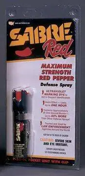 Sabre P22OC Pocket Pepper Spray 4" Tall x .87" Wide .75 oz 8-10 Feet