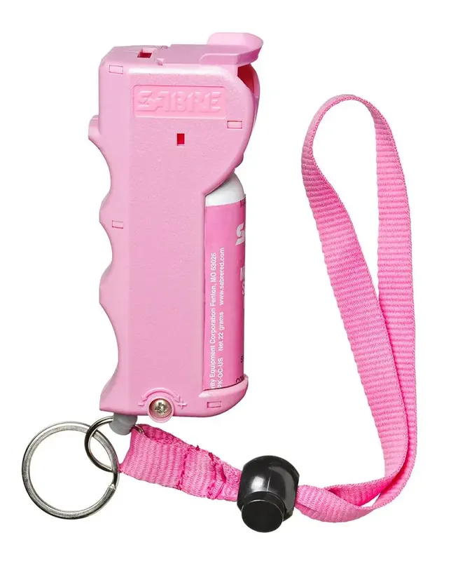 Sabre Pepper Spray Pepper Spray .54 oz .54 oz Up to 10 Feet Pink