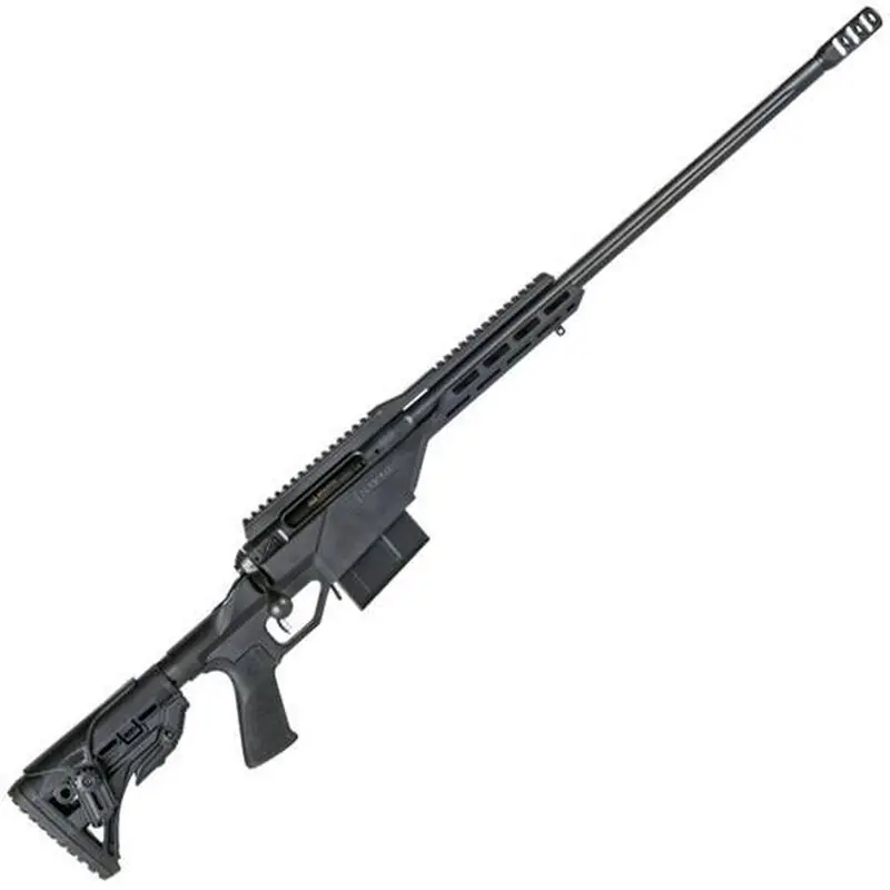 Savage 110BA Stealth 300 Win Mag 24" 5+1 Matte Black 6 Position Fab Defense GLR-16 w/Adjustable Cheekpiece Stock