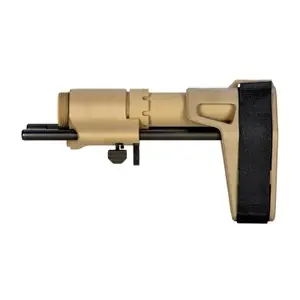SB Tactical PDW-02-SB AR Brace PDW AR-15 Elasto-Polymer FDE 6.75"-9.375" L