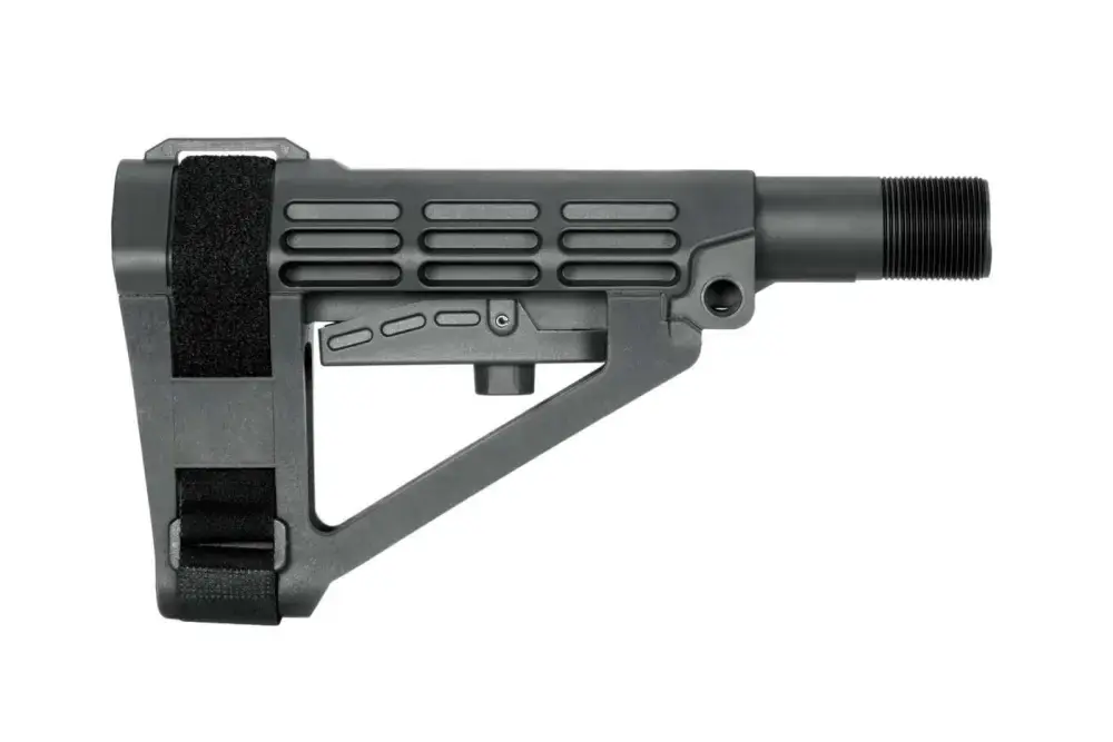SB Tactical SBA403MSB SBA4 AR with Carbine Extension 5-Position Gray