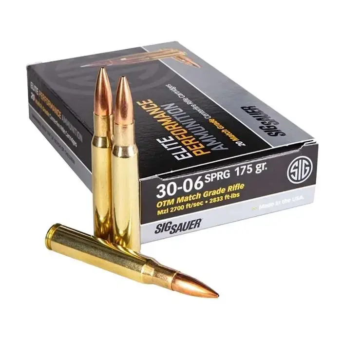 Sig Sauer E3006M220 Elite Match Grade 30-06 Springfield 175 gr Open Tip Match (OTM) 20 Round Box
