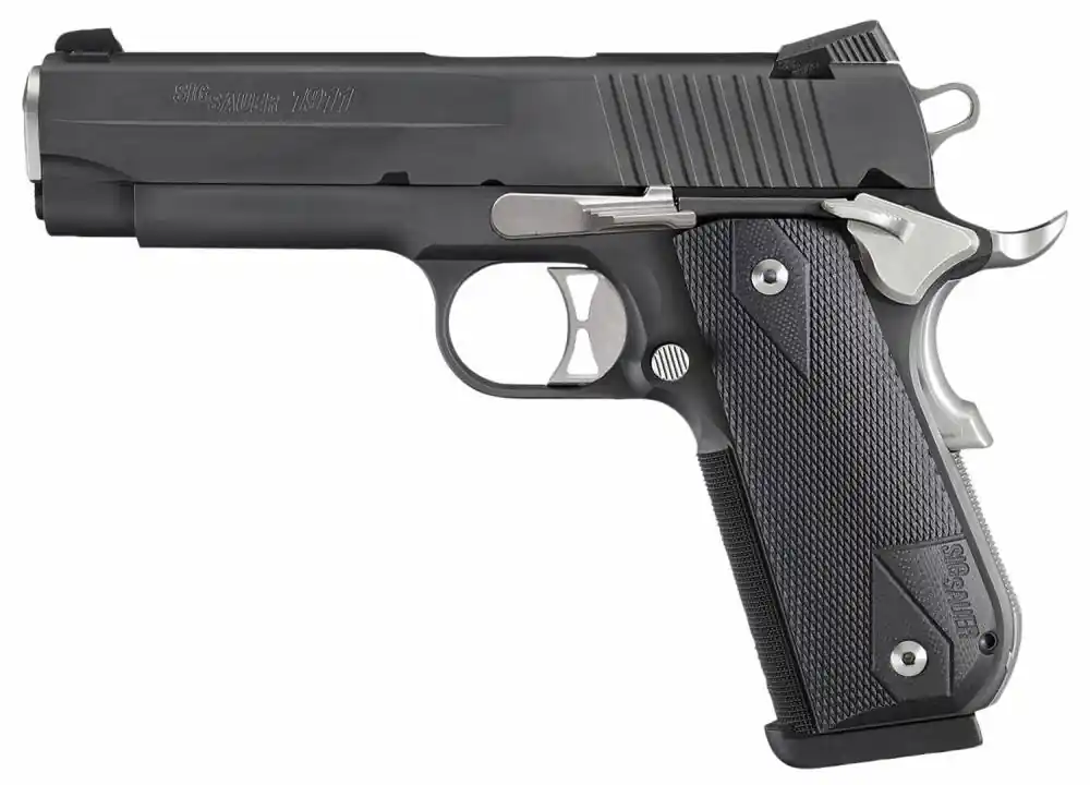Sig Sauer 1911FCAM45NMR 1911 Fastback Nightmare Carry *MA Compliant 45 ACP Single 4.20" 8+1 Black G10 Grip Black Nitron Stainless Steel Slide