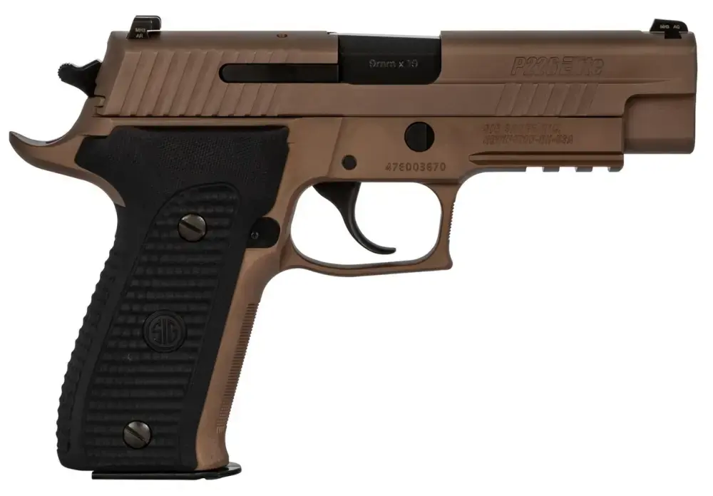 Sig Sauer 226R9ESCPN P226 Emperor Scorpion Single/Double 9mm Luger 4.40" 10+1 Black G10 Grip Flat Dark Earth PVD Stainless Steel