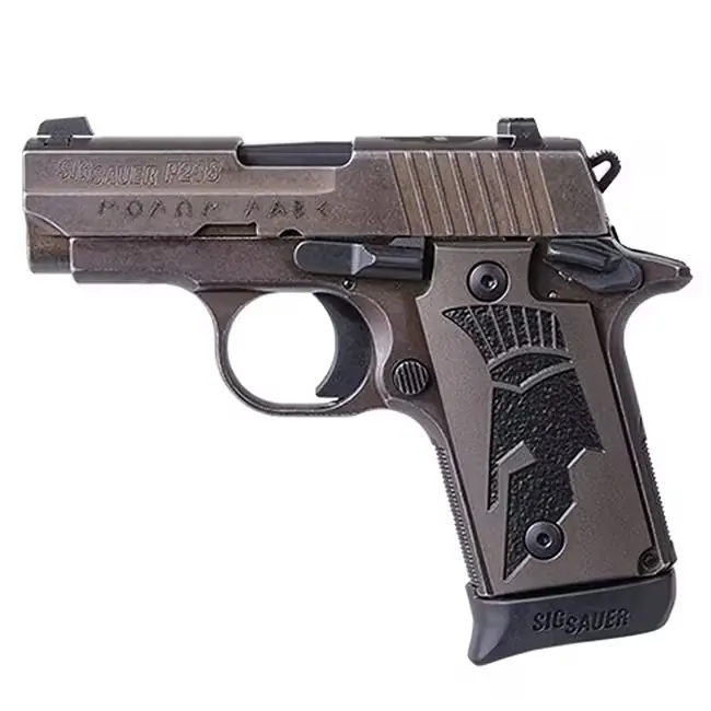 Sig Sauer 238380SPARTANII P238 Micro-Compact Spartan II SAO 380 ACP 2.70" 7+1 Distressed Coyote Black Spartan II Grip