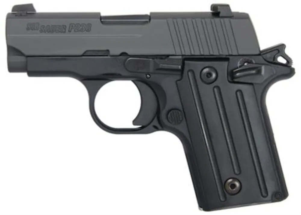 Sig Sauer 238M380BSS P238 Micro-Compact *MA Compliant 380 ACP 2.70" 6+1 Black Hardcoat Anodized Black Nitron Stainless Steel Black Polymer Grip