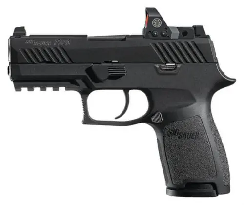 Sig Sauer 320C9BRX P320 Compact RX 9mm Luger 3.90" 15+1 Black Polymer Grip Black Stainless Steel
