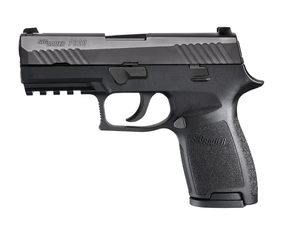 Sig Sauer 320CA9BSS10 P320 Carry 9mm Luger 3.90" 10+1 Black Nitron Stainless Steel Black Polymer Grip