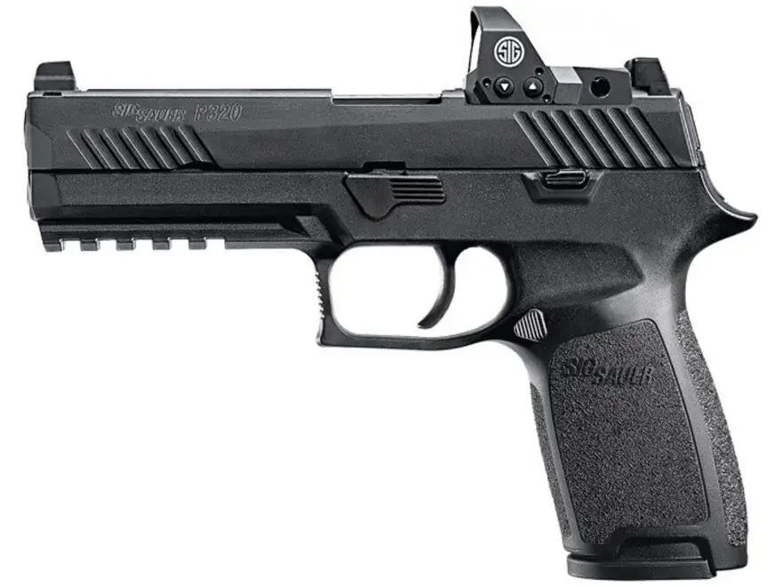 Sig Sauer 320F9BSSRX P320 Full Size RX Double 9mm Luger 4.7" 17+1 Black Polymer Grip Black Nitron Stainless Steel