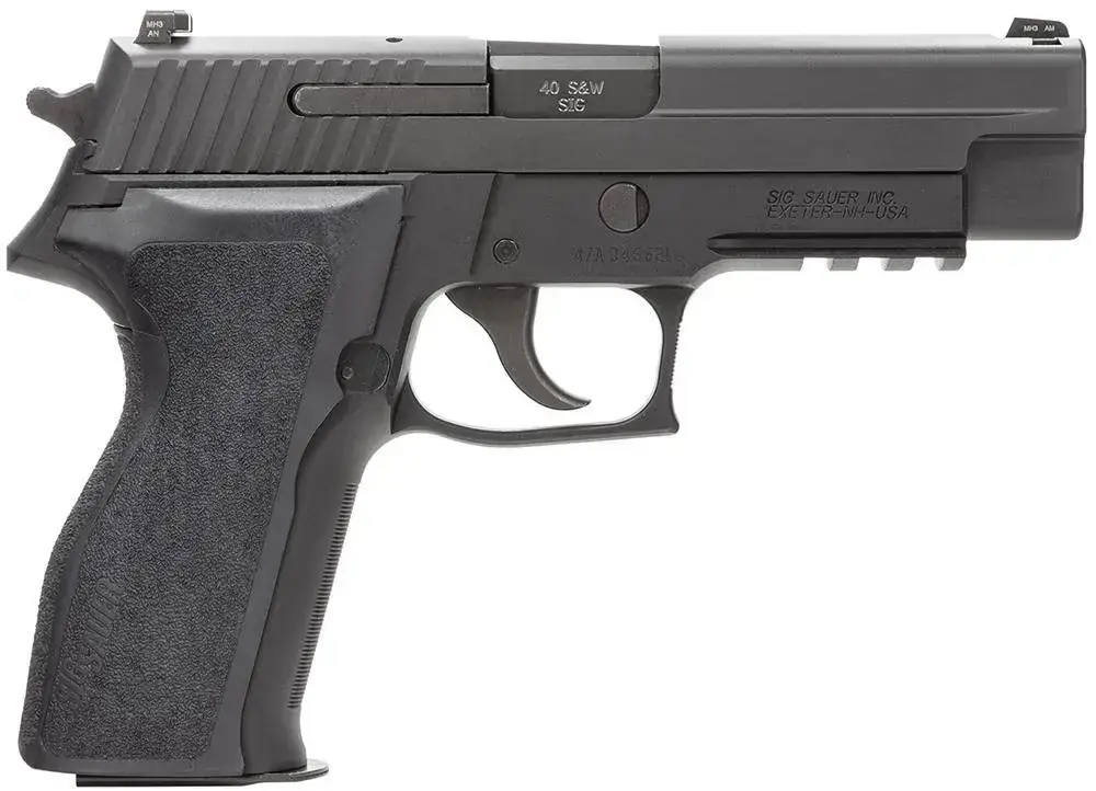 Sig Sauer E26R40BSS P226 Full Size 40 S&W Single/Double 4.40" 12+1 Black 1-Piece Ergo Grip Black Nitron Stainless Steel Slide