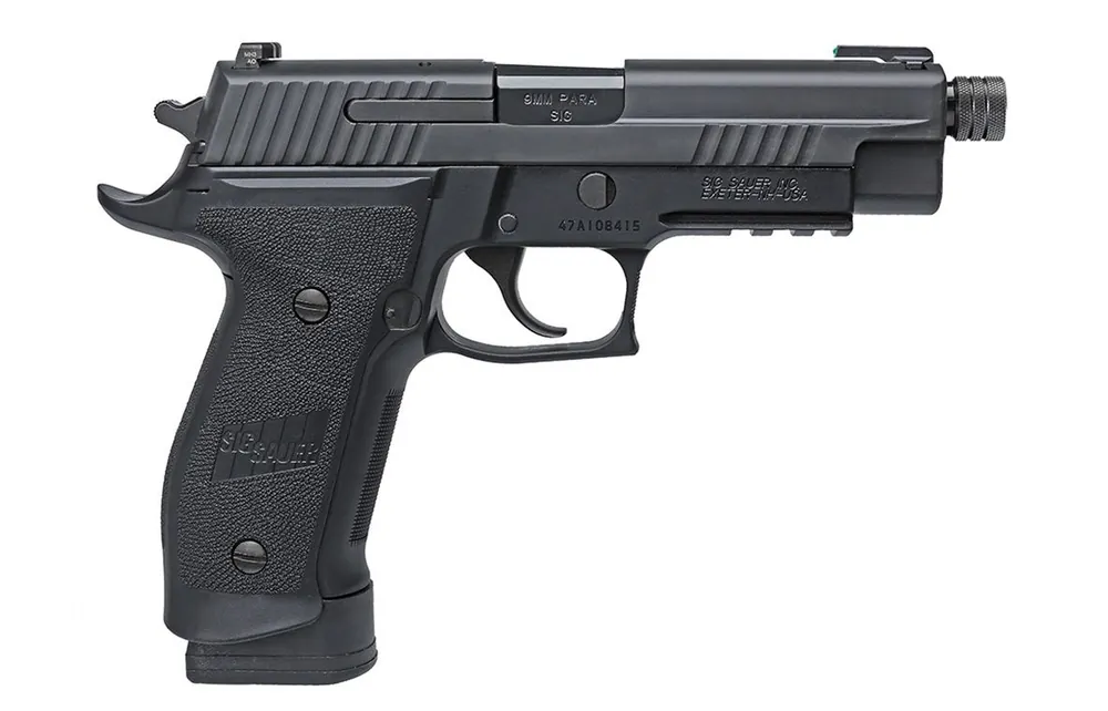 Sig Sauer E26R9TACOPSTB P226 Full Size Tacops Single/Double 9mm Luger 4.40" 20+1 Black Polymer Magwell Grip Black Nitron Stainless Steel