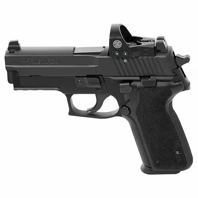 Sig Sauer E29R9BSSRX P229 RX 9mm Luger 3.90" 15+1 Black 1-Piece Ergo Grip Black Nitron Stainless Steel