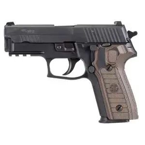 Sig Sauer E29R9SEL P229 Compact Select 9mm Luger Single/Double 3.90" 15+1 Brown G10 Grip NS Black Nitron Stainless Steel Slide