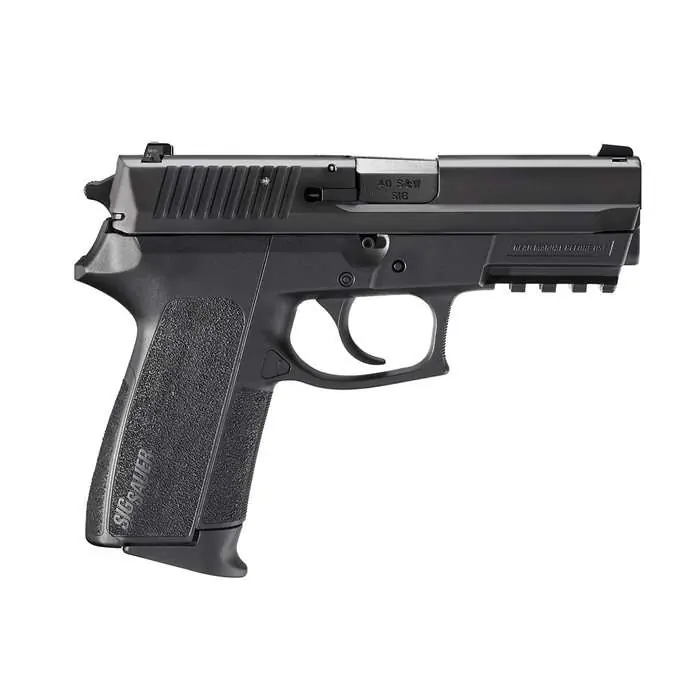Sig Sauer SP202240BCA SP2022 Full Size *CA Compliant 40 S&W Single/Double 3.90" 10+1 Black Polymer Grip Black Nitron Stainless Steel Slide