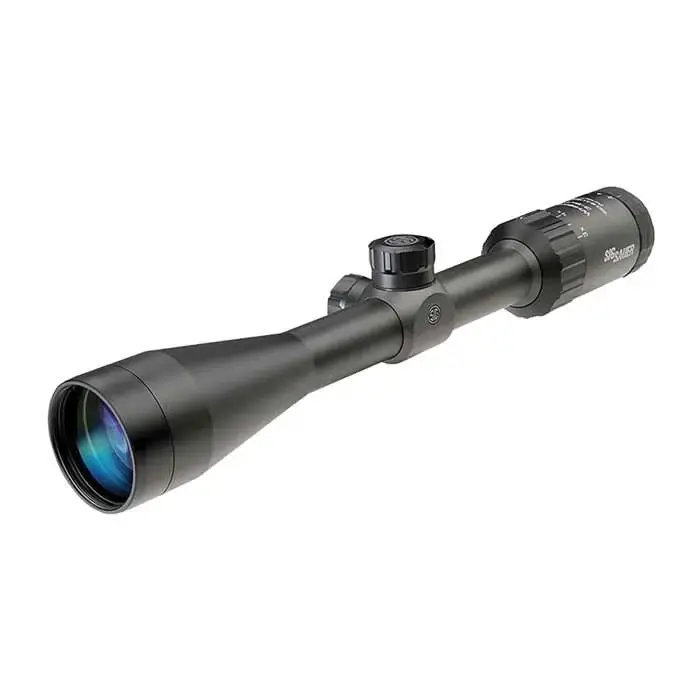 Sig Sauer Electro-Optics SOW33206 Whiskey3 3-9x 40mm Obj 35.00-11.89 ft @ 100 yds FOV 1" Tube Black Finish Illuminated Hellfire Quadplex (SFP)