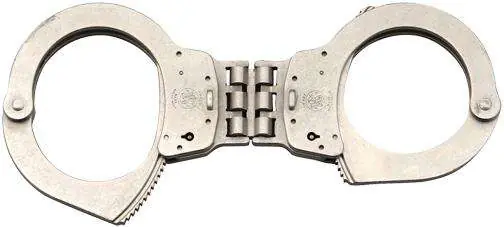 Smith & Wesson 350133 1H-1 Hinged Universal Handcuffs Nickel