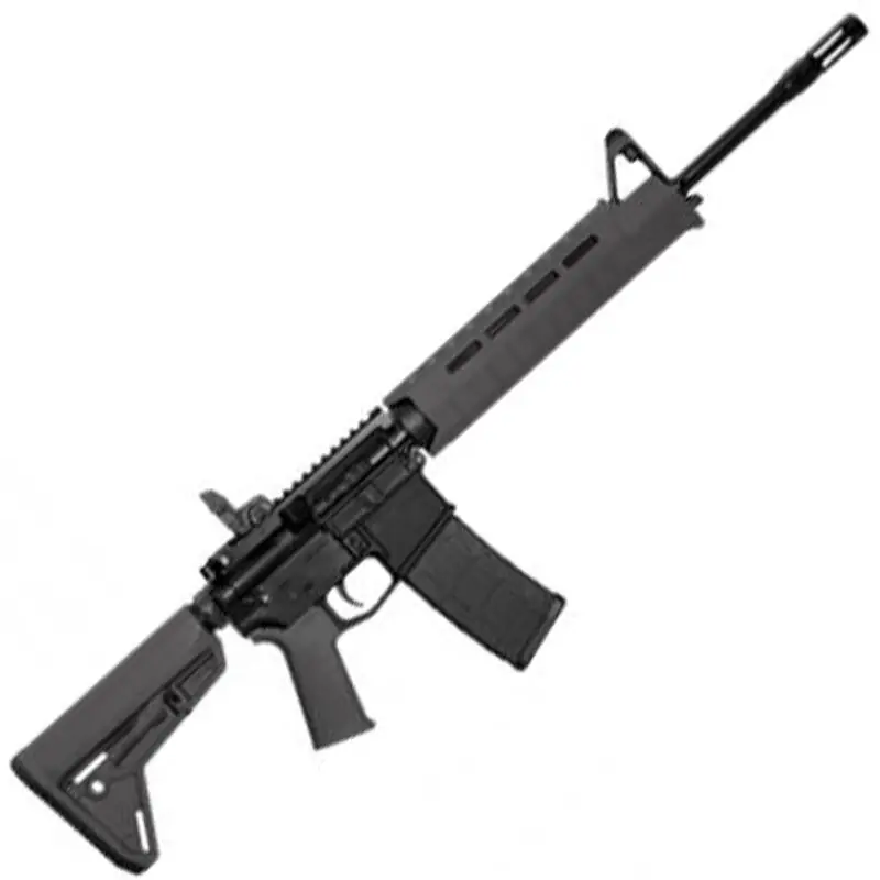 Smith & Wesson LE 11553 M&P15 Magpul MOE Semi-Automatic 223 Remington/5.56 NATO 16" 30+1 Magpul MOE SL Gray Stk Black Armornite