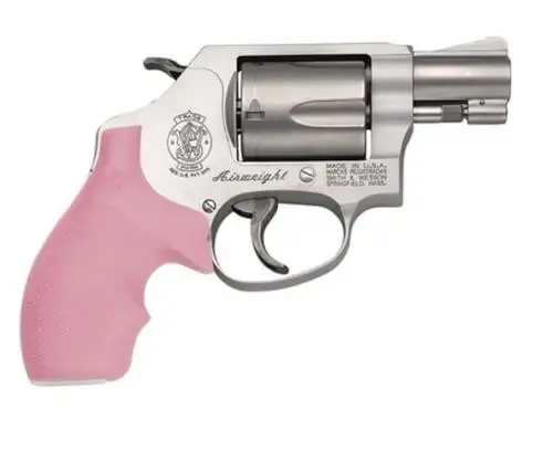 Smith & Wesson 150467 637 Airweight38 Special 1.88" 5 Round Stainless Steel Pink Synthetic Grip