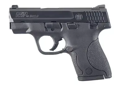 Smith & Wesson 180020 M&P Shield 40 S&W 3.10" 6+1 & 7+1 Black Armornite Stainless Steel Black Polymer Grip