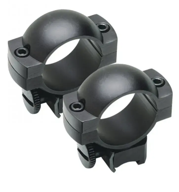 Simmons Weaver Ring Set 1" Dia Medium Black Gloss