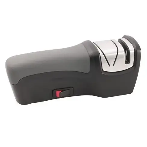 Smiths Products 50005 Electric Knife Sharpener Compact Coarse Ceramic Sharpener Synthetic Handle Gray