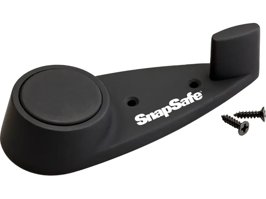 SnapSafe 75910 Magnetic Gun Holder Handgun Black Polymer