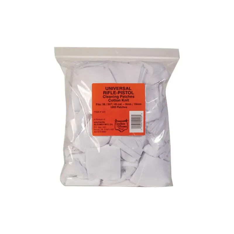 Southern Bloomer 123 Cleaning Patches Multi-Caliber Cotton 1000 Per Bag