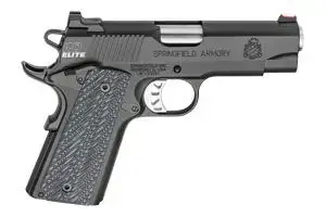 Springfield Armory PI9137E 1911 Range Officer Elite Champion 9mm Luger Single 4" 9+1 Black G10 Grip Black Steel