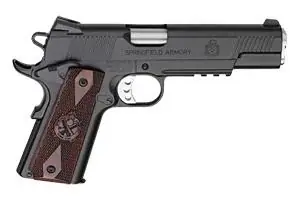 Springfield Armory PX9116L18 1911 Loaded Operator 45 ACP Single 5" 7+1 Cocobolo Grip Black Carbon Steel Slide