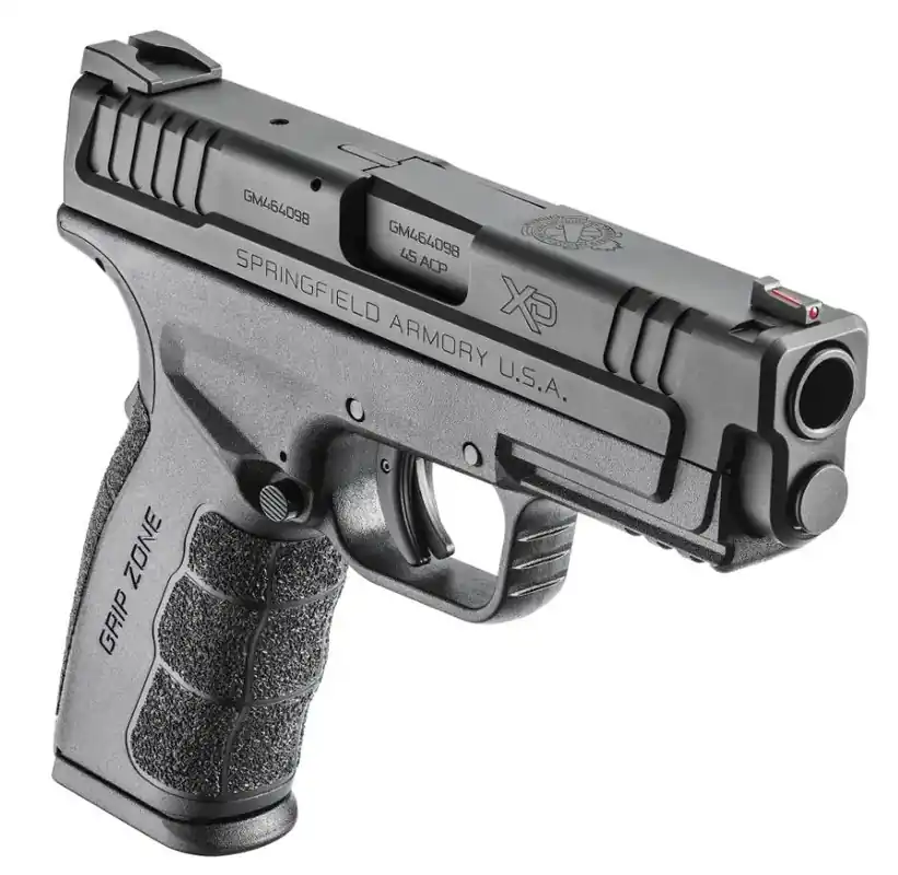 Springfield Armory XDG9445BHC XD Mod.2 Service 45 ACP Double 4" 13+1 Black Polymer Grip/Frame Black Melonite Slide