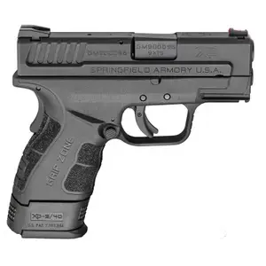 Springfield Armory XDG9801HC XD Mod.2 Sub-Compact 9mm Luger Double 3" 13+1 & 16+1 Black Polymer Grip/Frame Black Melonite Slide