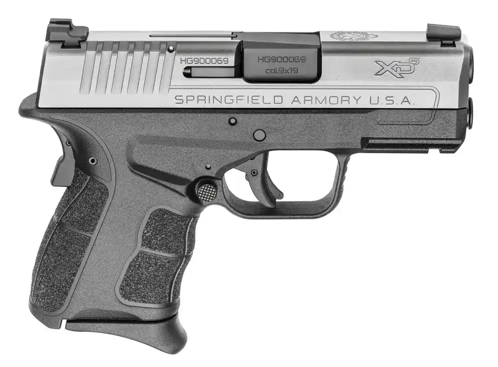 Springfield Armory XDSG9339ST XD-S Mod.2 9mm Luger 3.30" 7+1 Black Stainless Steel Slide Black Polymer Grip