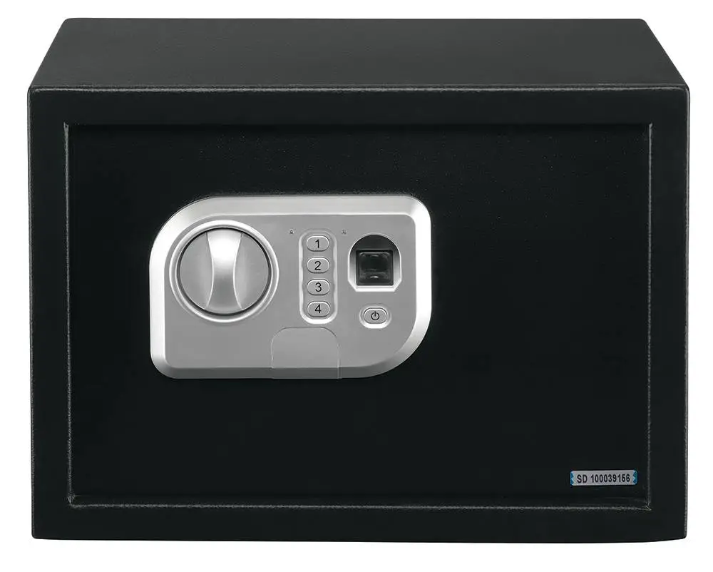 Stack-On PS1510B Personal Safe Biometric Lock 13.88 x 9.88 x 9.88 Black