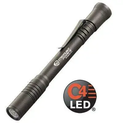 Streamlight 66218 Stylus Pro 360 65 Lumens C4 LED Aluminum Black Anodized AAA